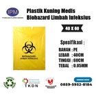 Kantong Sampah Kuning Medis Biohazard Limbah  Infeksius 40 x 60 x 0.05 isi 22 pcs 1