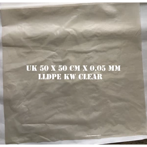 POLYBAG LLDPE CLEAR KW 50 X 50 X 0.05