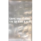 PLASTIC BAGS ORI CLEAR LDPE 20 X 35 X 0.04 1