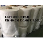 PLASTIC ROLL LDPE ORI CLEAR UK. 40 X 0.06 X ROLL 1
