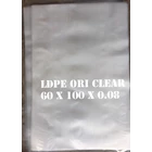 PLASTIC BAGS ORDER CLEAR LDPE uk. 60 X 100 X 0.08 1