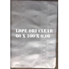 KANTONG PLASTIK LDPE ORI CLEAR uk.60 X 100 X 0.06 1