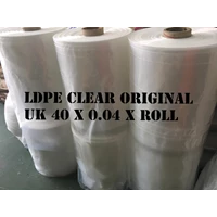 PLASTIK ROLL LDPE ORI CLEAR uk.40 X 0.04 X ROLL