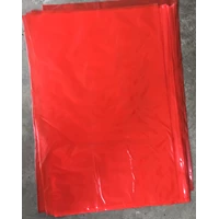 PE RED plastic bags 50 X 75 X 0.05