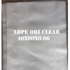 Kantong Plastik LLDPE Ori Clear uk.40cm X 60cm X 0.06mm 1