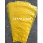 KANTONG PLASTIK LDPE ORI KUNING uk.25 X 65 X 0.05 1