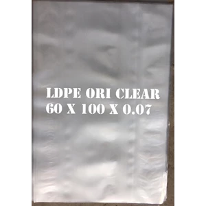 PLASTIC BAGS ORDER CLEAR LDPE uk. 60 X 100 X 0.07