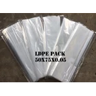 PLASTIC BAG CLEAR ORI LDPE PACK uk.50 X 75 X 0.05 1