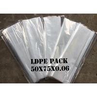 PLASTIC BAGS CLEAR ORI LDPE PACK uk.50 X 75 X 0.06
