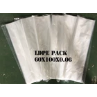 PLASTIC BAGS LDPE PACK CLEAR ORI uk. 60 X 100 X 0.06 1