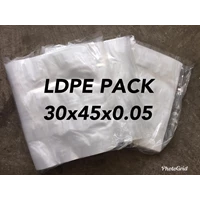PLASTIC BAG CLEAR ORI LDPE UK. 30 X 45 X 0.05