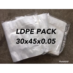 Kantong Plastik LLDPE Pack Clear UK.30cm X 45cm X 0.05mm