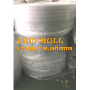 Plastik Roll  LDPE Ori Clear UK.17 X 0.06 X Roll