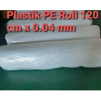 Plastic Roll LDPE Clear  120 cm x 0.04 mm