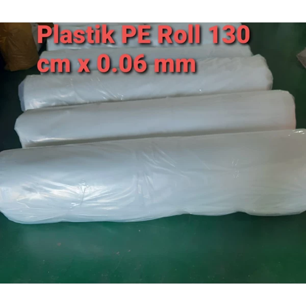 Plastic Roll LDPE Clear 130 cm x 0.06 mm