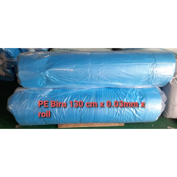  Plastic Roll Blue 130 cm x 0.03mm